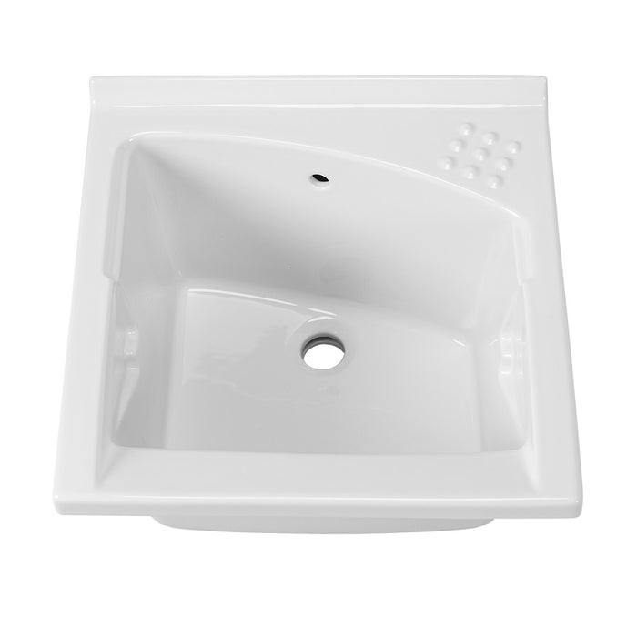 Lavatoio in ceramica 61x61 cm ad incasso per mobile modello Revine