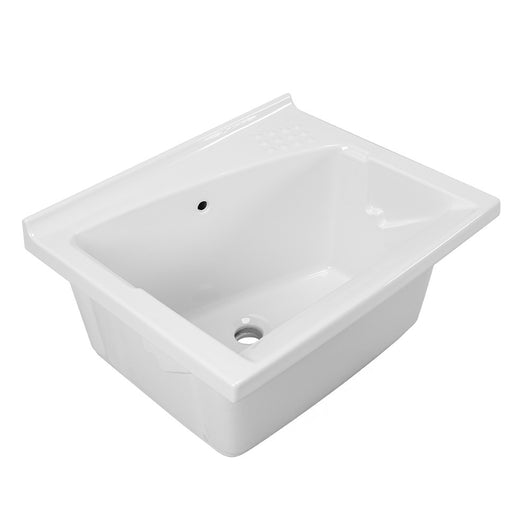 Lavatoio in ceramica 75x61 cm ad incasso per mobile modello Revine