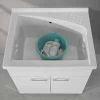 Lavatoio in ceramica 75x61 cm ad incasso per mobile modello Revine