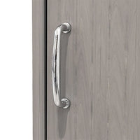 Lavatoio salvaspazio 42x34 cm in plastica grigia con vasca e scarico