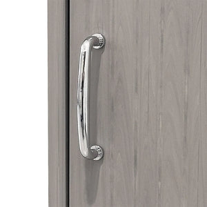 Lavatoio salvaspazio 42x34 cm in plastica grigia con vasca e scarico