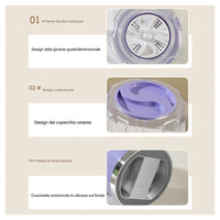 Trade Shop - Lavatrice Portatile Pulizia Mutande Silenziosa Wireless Per Dormitori Campeggio Viaggio -