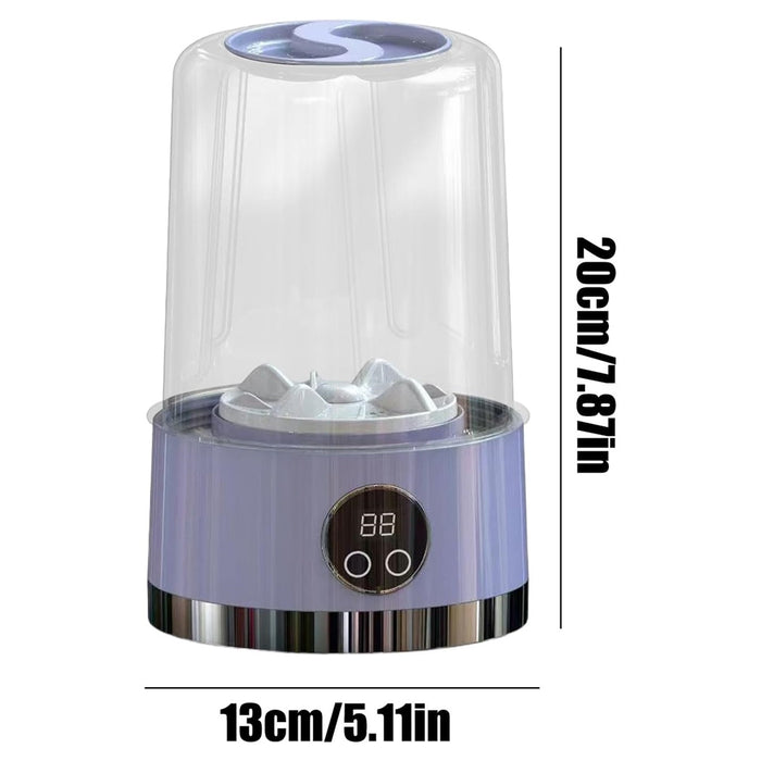 Trade Shop - Lavatrice Portatile Pulizia Mutande Silenziosa Wireless Per Dormitori Campeggio Viaggio -