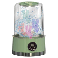 Trade Shop - Lavatrice Portatile Pulizia Mutande Silenziosa Wireless Per Dormitori Campeggio Viaggio -