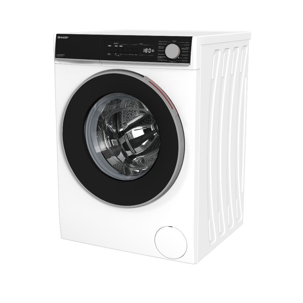 Lavatrice Sharp ESNFB014DW1NA 10 kg 1400 giri serie inverter con vapore classe A