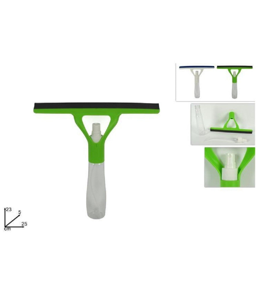 Lavavetri Con Flacone Spray Spruzzino Tergivetro Spatola Pulisci Vetro 25x23x5cm         