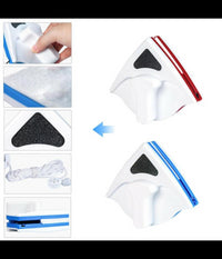 Lavavetri Magnetico Pulisci Vetro Con Calamita Pulizia Vetri Magnetico Angolare         