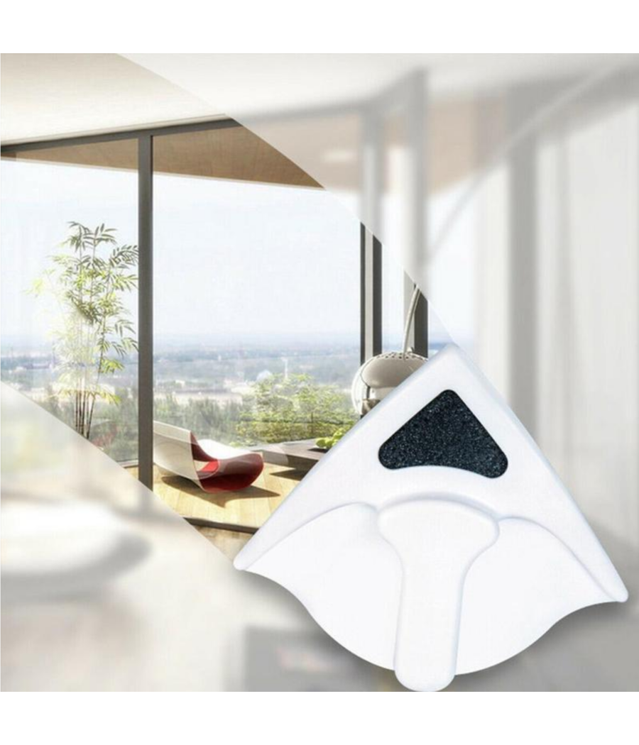 Lavavetri Magnetico Pulisci Vetro Con Calamita Pulizia Vetri Magnetico Angolare         