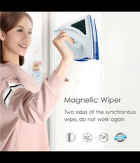 Lavavetri Magnetico Pulisci Vetro Con Calamita Pulizia Vetri Magnetico Angolare         