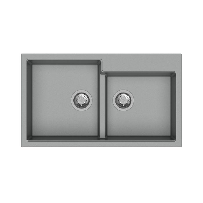 Lavello 2 vasche croma TIPTOE N200