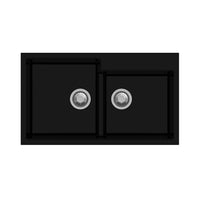 Lavello 2 vasche nero TIPTOE N200