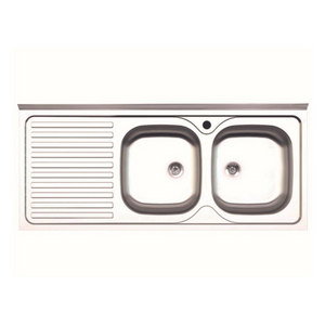 Lavello appoggio 50 series 120x50 cm SA127 sinistro