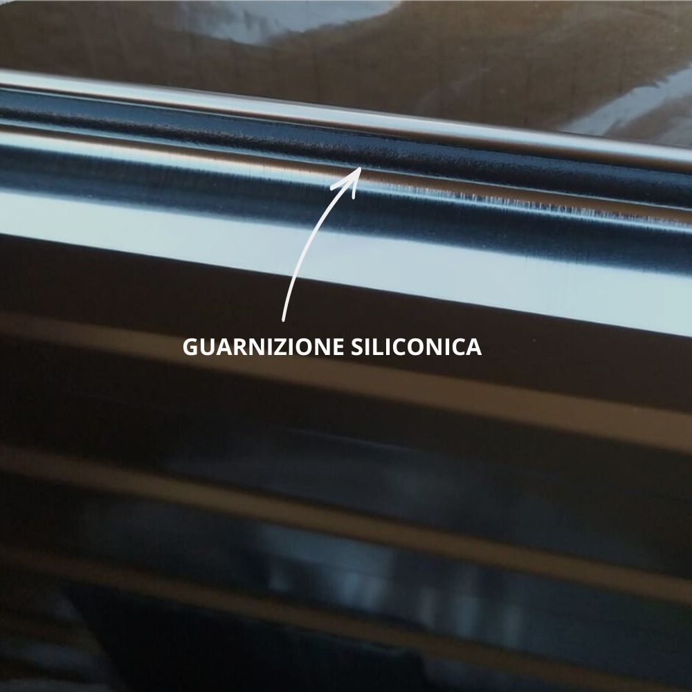 Lavello da incasso Adriatico116 monostampo 2 vasche e gocciolatoio destro inox