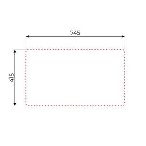 Lavello incasso cucina acciaio 76x43.5 una vasca e gocciolatoio sinistro SA07SX Samet