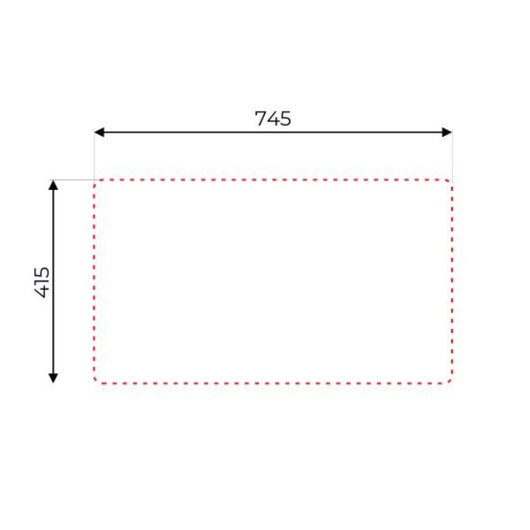 Lavello incasso cucina acciaio 76x43.5 una vasca e gocciolatoio sinistro SA07SX Samet