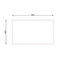 Lavello incasso cucina acciaio 86x50 cm una vasca e gocciolatoio sinistro MP861VSX