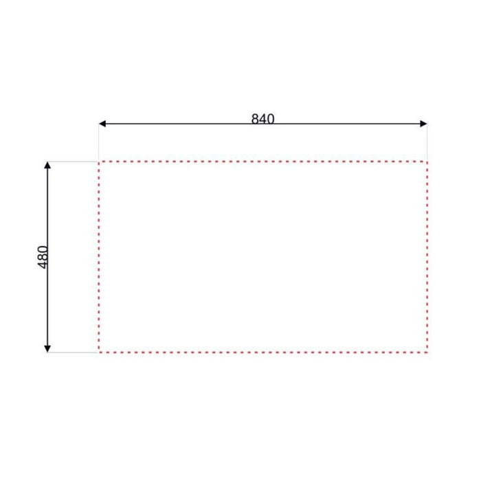 Lavello incasso cucina acciaio 86x50 cm una vasca e gocciolatoio sinistro MP861VSX