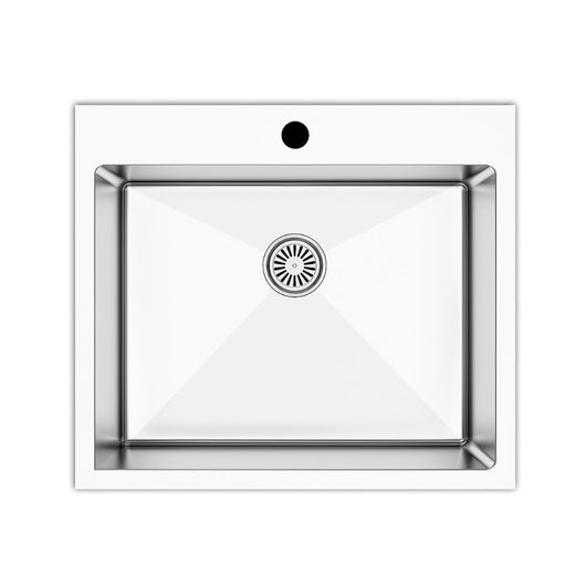 Lavello incasso monovasca 55x48x20H Samet SA3070 inox