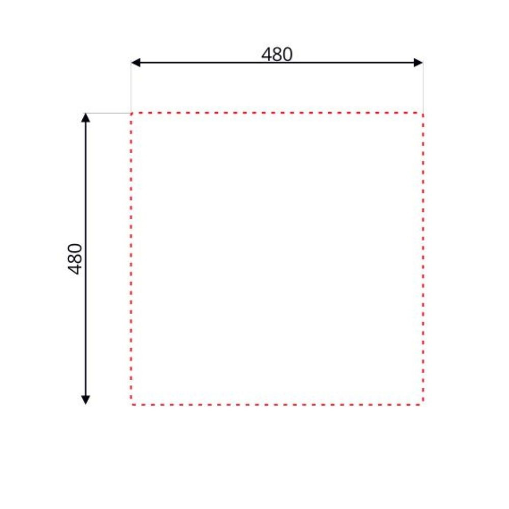 Lavello monovasca incasso monostampo N24435AS 50x50
