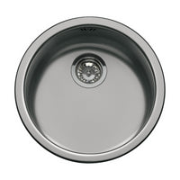 Lavello tondo Smeg 10I3PN 43.5 cm PVD nero opaco