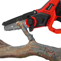 Lazher 20 - Motosega a batteria per potatura Alfa Line, con barra da 5", 1 batteria 2a + caricabatteria