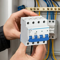 Interruttore magnetotermico 4p 6ka curva c chint serie nb1-63 da quadro din *** ampere 10 ampere, confezione 1