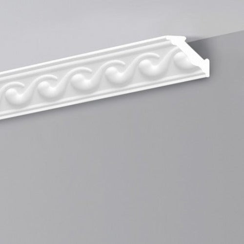 ml *** STOCK *** Pacco da 96ml di cornice decorativa in polistirene compatto XPS 55X55x2000 LD18G