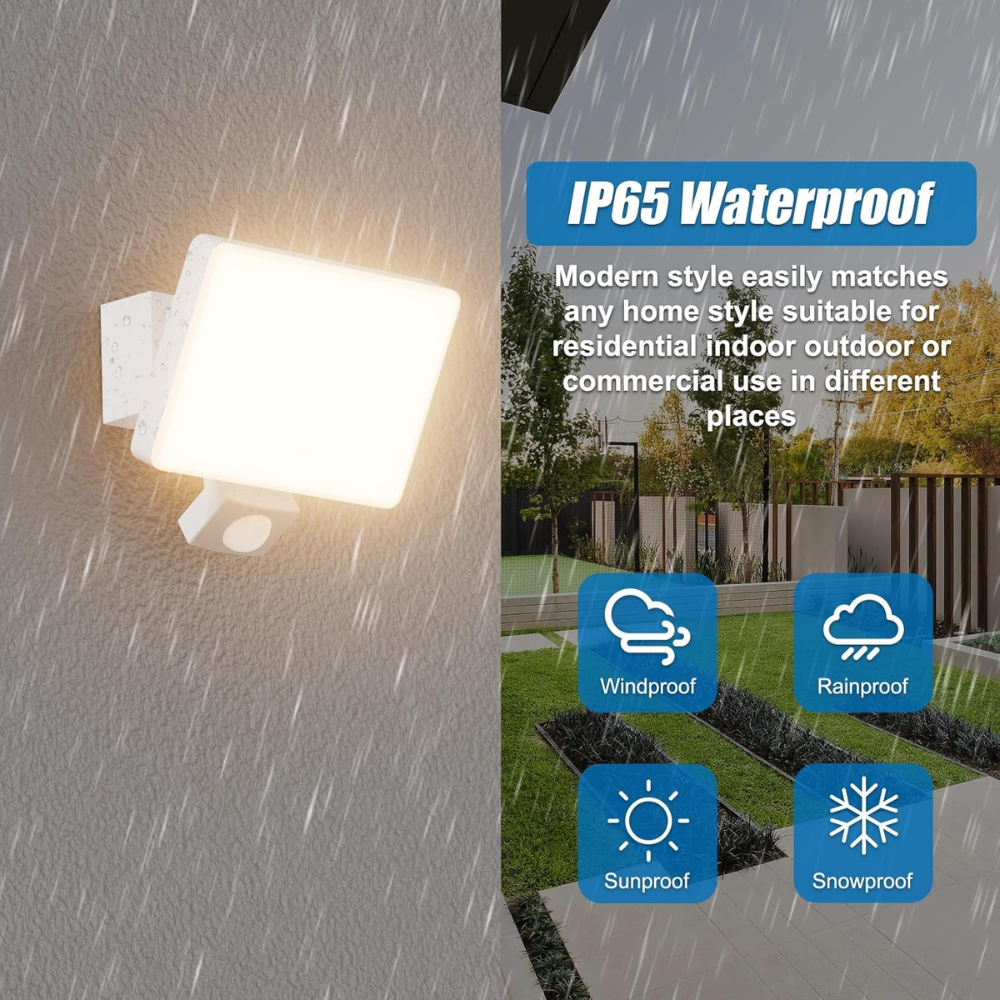 Ecova proiettore led vision pro forma convessa 4000lm con pannello solare