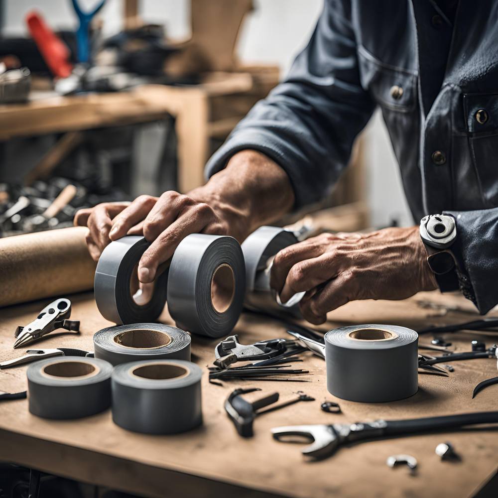 Kit nastro isolante in pvc autoestinguente multicolore per impianti sicuri *** colore grigio, dimensioni 15 mm x 10 m...