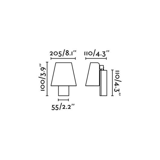 LE PETIT, Applique in Metallo per Interni, Faro Barcelona