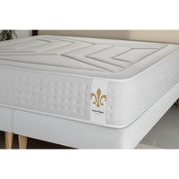 Pacchetto letto completo - Materasso 140x190cm + Box spring con doghe (kit) + 2 cuscini + Piumino - Vingt-Quatre