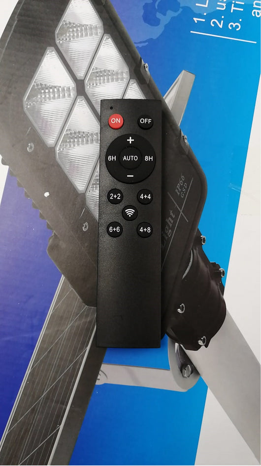 Led Solar Street Flood Lights 500W LAMPIONE SOLARE Sensore Di Movimento + Controllo Della Luce + Telecomando Ip66 - ZENCOCCO