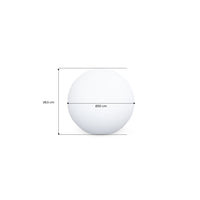 Lampada a sfera led luce bianca con batteria ricaricabile