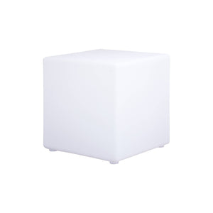 Lampada a cubo led colore bianco con batteria ricaricabile, multicolor