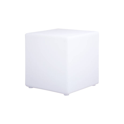 Lampada a cubo led colore bianco con batteria ricaricabile, multicolor