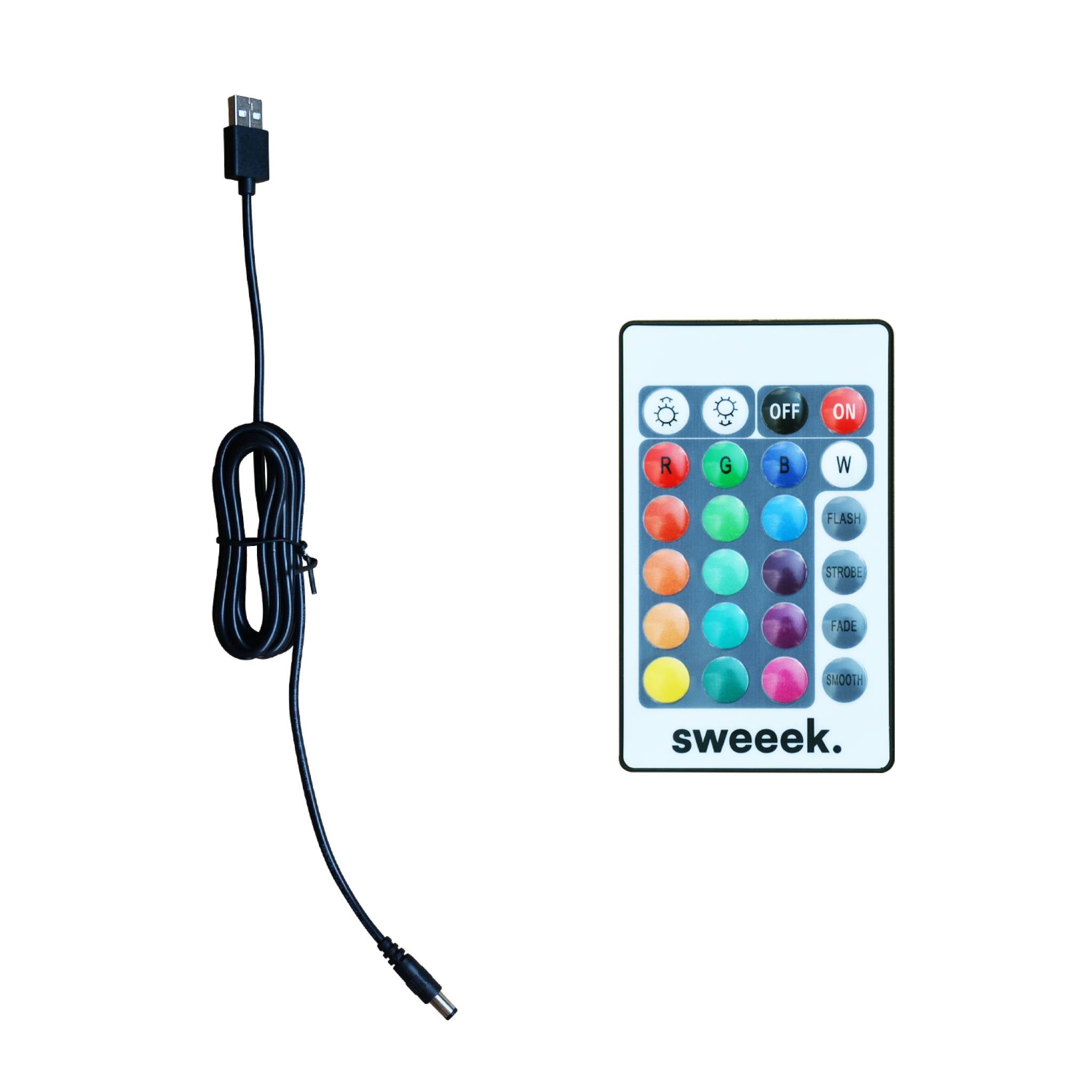 Lampada a cubo led colore bianco con batteria ricaricabile, multicolor