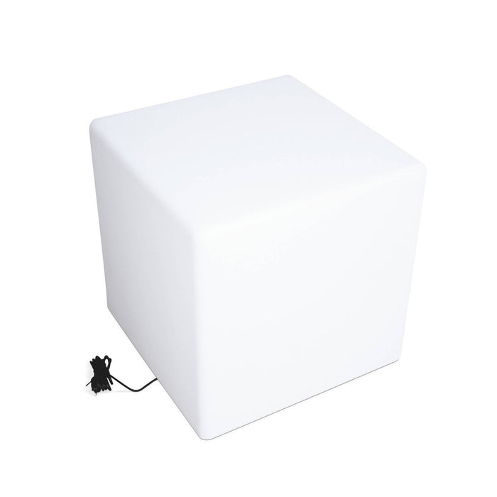 Lampada a cubo led colore bianco con batteria ricaricabile, bianco