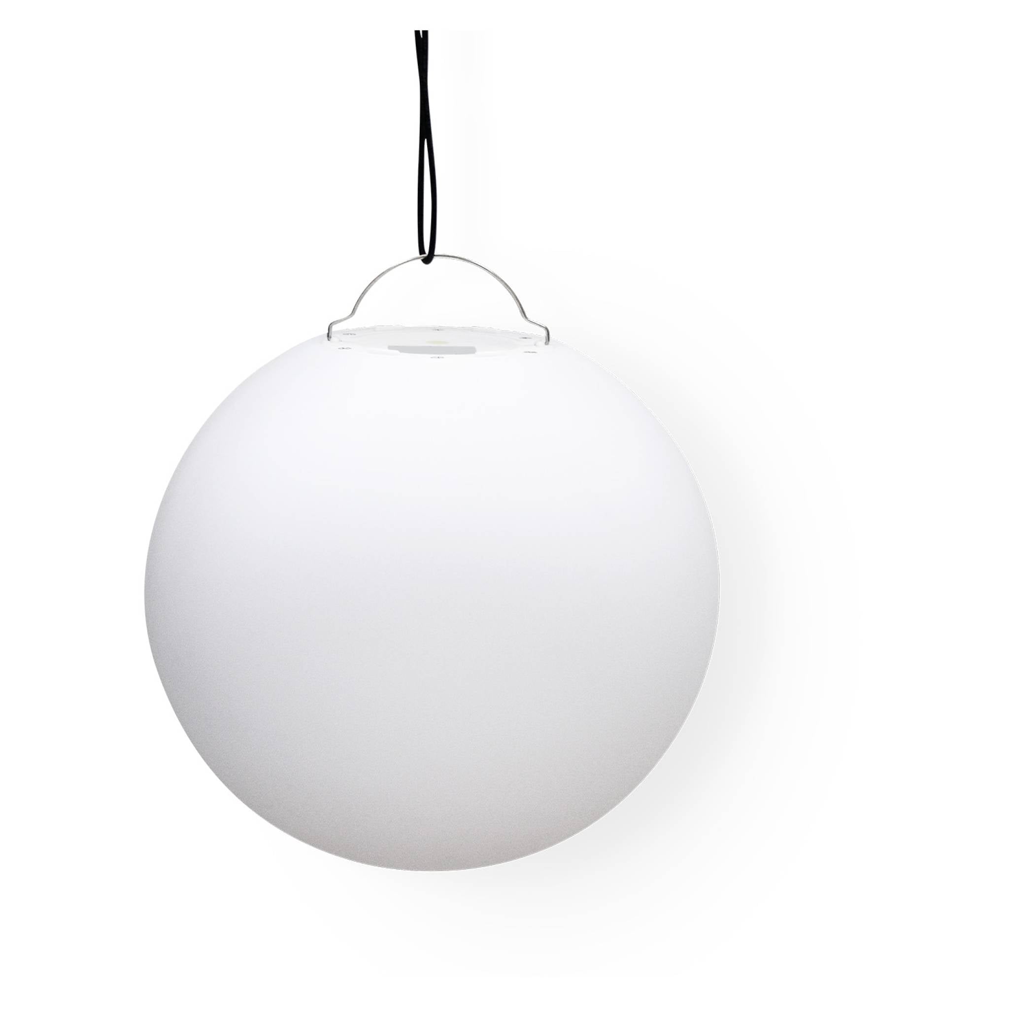 Lampada a sfera led luce bianca con batteria ricaricabile