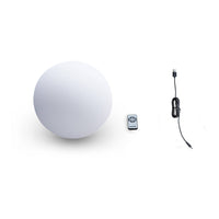 Lampada a sfera led luce bianca con batteria ricaricabile