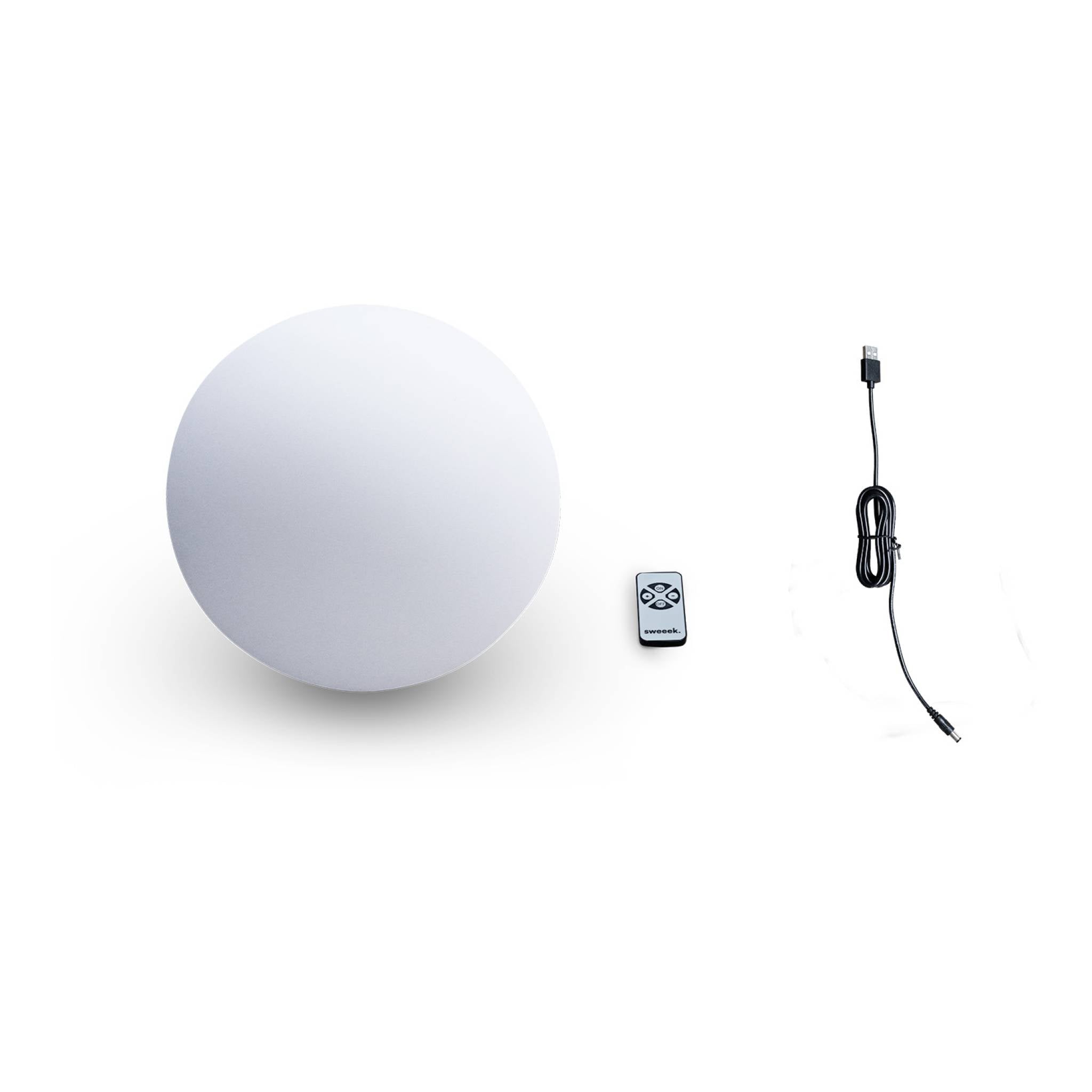 Lampada a sfera led luce bianca con batteria ricaricabile