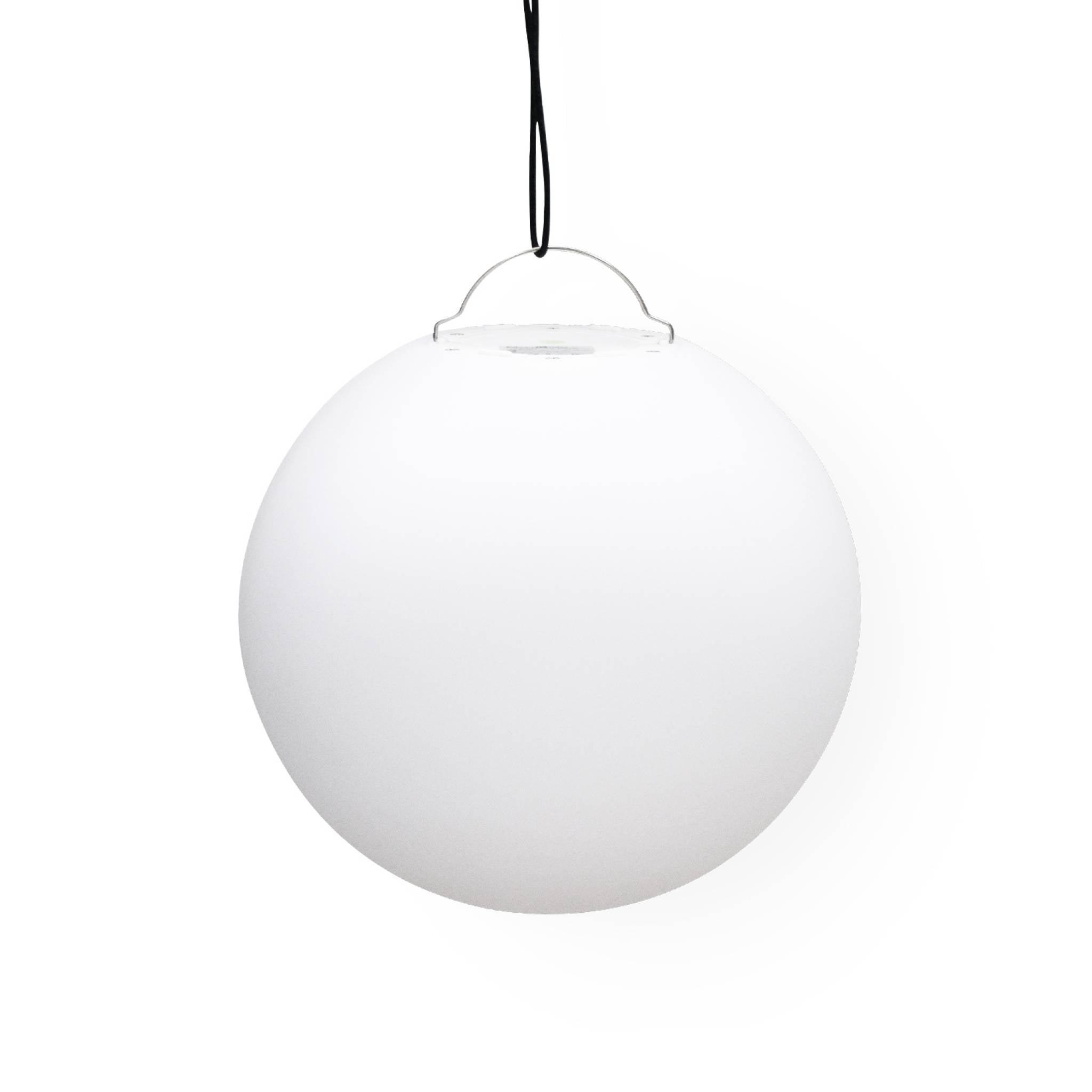 Lampada a sfera led luce bianca con batteria ricaricabile