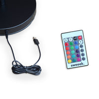 Lampada da terra colore bianco con batteria ricaricabile