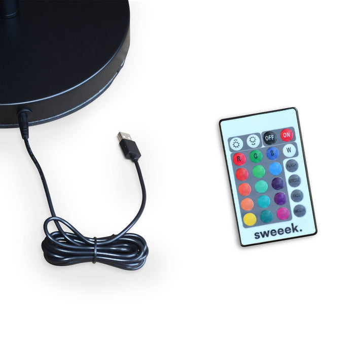 Lampada da terra colore bianco con batteria ricaricabile