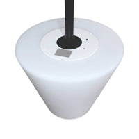 Lampada da terra colore bianco con batteria ricaricabile