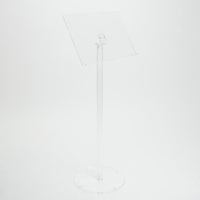 Leggio in plexiglass con portalibro A3