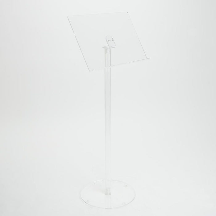 Leggio in plexiglass con portalibro A3