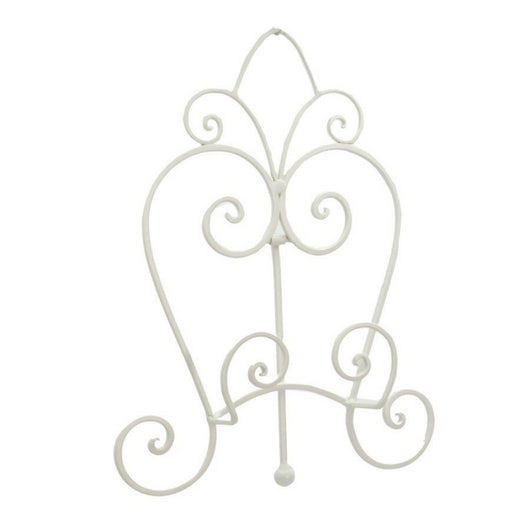 Leggio metallo bianco cm25,5x17h31