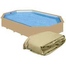 Liner per piscina in legno JARDIN 434 color SABBIA