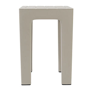 Lello lo sgabello multiuso ad alta resistenza tortora con effetto legno