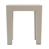 Lello lo sgabello multiuso ad alta resistenza tortora con effetto legno